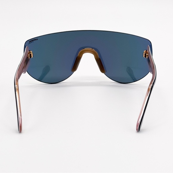 NEW FLAGLAB 12 0000J CARRERA SHIELD WOMEN SUNGLASSES ROSE GOLD CARRERA FLAGLAB12 - Picture 8 of 11